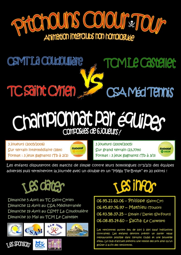 Affiche colour tour