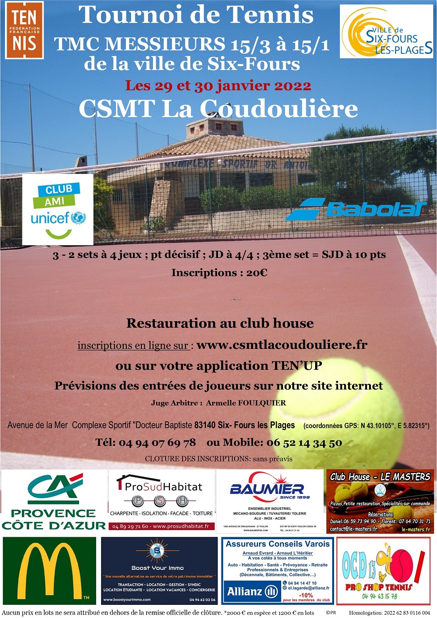 Affiche TMC Messieurs 2021 15 3 a 15 1